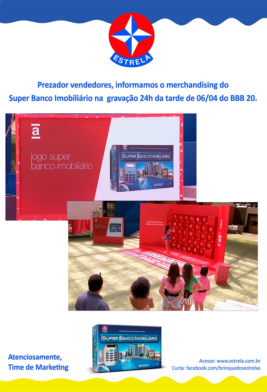 MERCHANDISING SUPER BANCO IMOBILIÁRIO