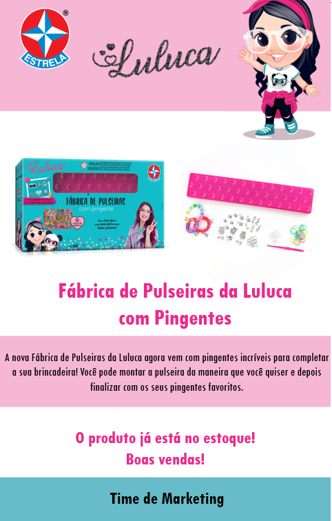 Fábrica de Pulseiras Luluca - Fábrica de Pulseiras Luluca - ESTRELA