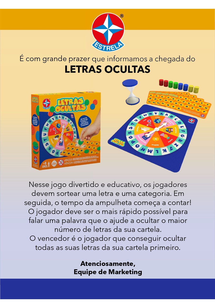 Jogo Educativo - Letras Ocultas