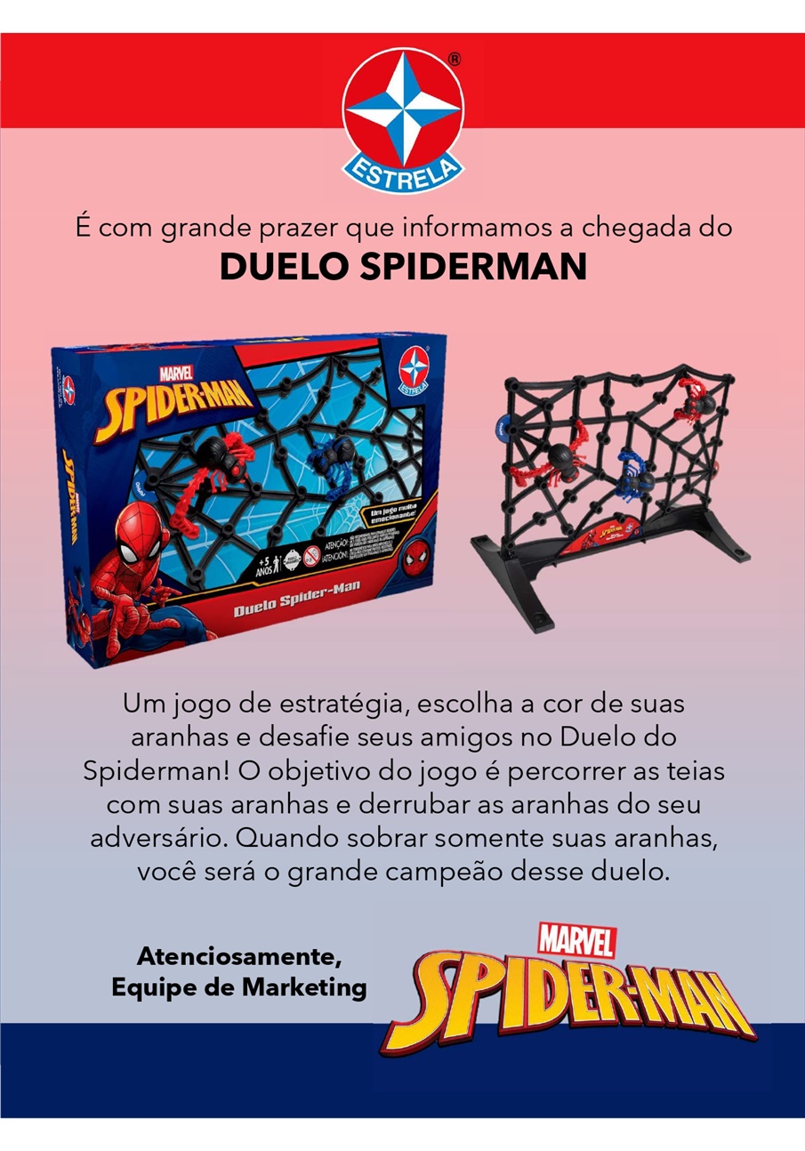 Jogo Duelo Spiderman - Estrela - Estrela